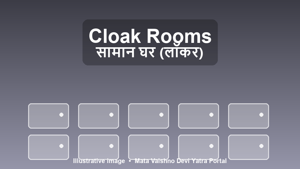 Cloak Rooms - Vaishno Devi